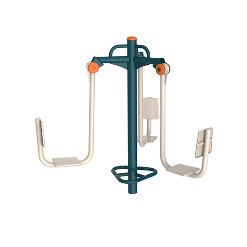 室外健身器材-三位坐蹬训练器 室外健身器材-三位坐蹬训练器