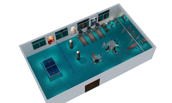 150平方健身房配置方案-广西kaiyun开云电竞健身器材有限公司 150平方健身房配置方案-广西kaiyun开云电竞健身器材有限公司